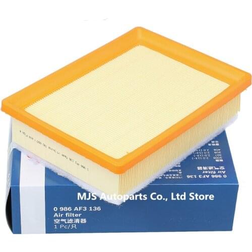 0986AF3136 Air Grid Filter For Bosch 307 308 408 For Peugeot 3008 C3-XR 13-14 Sega C4L 2.0 Automatic Transmission Air Filter