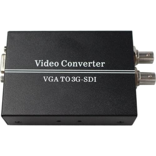 1 port vga to 2 ports sdi (SD-SDI/HD-SDI/3G-SDI) audio converter for SDI broadcast room, no-linear editing field, CCTV security