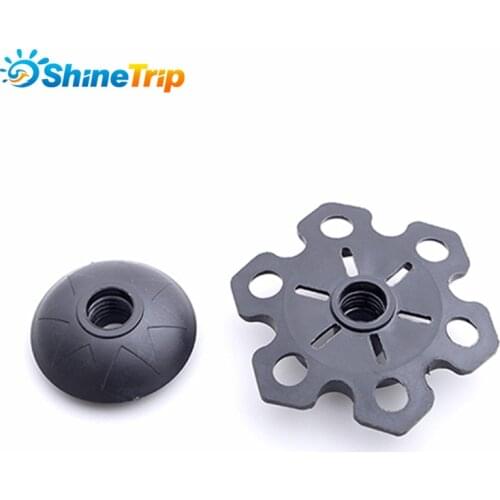 10pcs Alpenstock Hiking Poles Accessories Rubber 87mm Snow Support Hiking Poles Mud Tray Climbing Trekking Poles Accessory