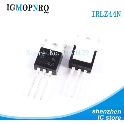 10PCS IRLZ44N TO-220 IRLZ44 IRLZ44NPBF MOSFET MOSFT 55V 41A 22mOhm 32nC LogLvlAB New