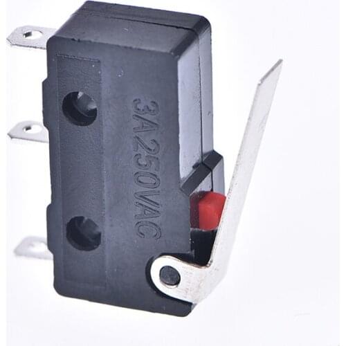 10 Pcs Mini Micro Limit Switch Roller Lever Arm SPDT Snap Action LOT Switch Accessories