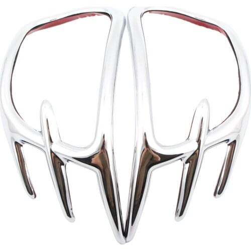 2Pcs Side Turn Signal Lights Lamp Trims Cover for Gl1800 2001-2006