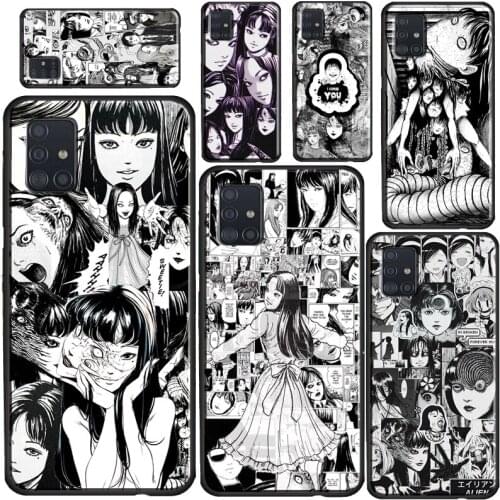 Junji Ito Tees Horror cartoon Phone Case For Samsung A72 A52 A42 A32 A12 A10 A20S A30 A50 A70 A20e A21S A11 A41 A51 A71