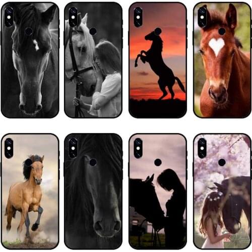 Horse Animal Running cool Phone Case For Xiaomi Redmi note 7 8 9 pro 8T 9A 9S Mi Note 10 Lite pro