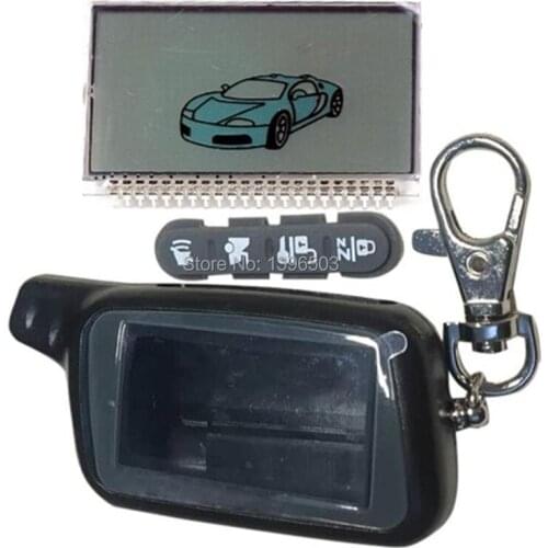 X5 Lcd Display Screen + body case for Russian two way car alarm system Tomahawk X5 X3 LCD Remote Controller Key Chain Keychain
