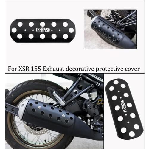 MTKRACING For YAMAHA XSR155 XSR 155 Exhaust Cover Decorative protective cover for exhaust pipe