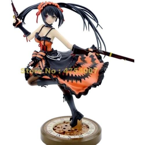 Anime date a live ii kurumi tokisaki 1/7 sexy pvc figure action figure model 23cm Toy