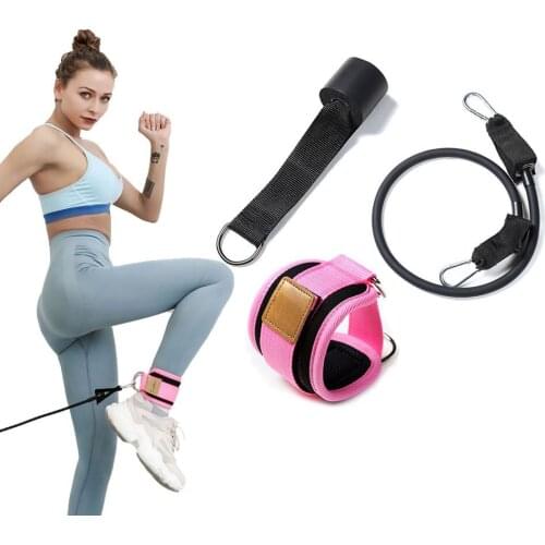 Leg elastic resistance bands bands fitness body building home workout equipment expander Training rubber pull rope gym mini band