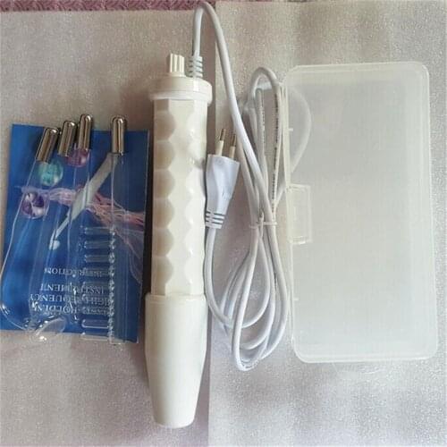 Hot Sale High Frequency Darsonval Spot Acne Remover Face Hair Body Skin Care Spa Beauty Device Machine with Transparent box