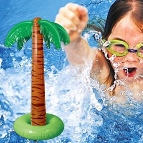 M7DF 90cm Inflatable Tropical Palm Tree Pool Beach Party Decor Toy Outdoor Supplies