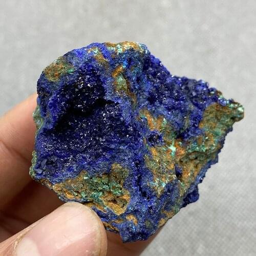 Natural azurite mineral cristal espécime da província de anhui, china