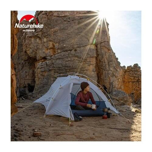 Naturehike yunshang 15d ultra light double tent outdoor 2 professional hiking camping rain proof Design of light, thin