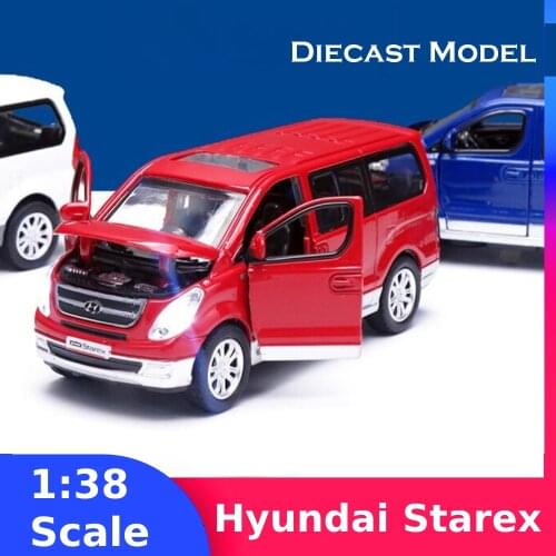New Hot Sales!!! 1:38 Hyundai Starex Diecast Alloy Model Car Toy For Children Gift Collection