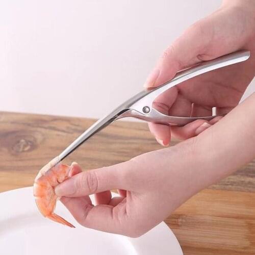 Shrimp Peeler Kitchen Appliances 304 Stainless Steel Gadgets Peeled Shrimp Artifact Pliers Crayfish Shell Take Meat Shrimp