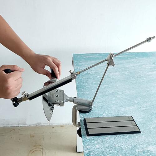 New ruixin Pro Knife Sharpening System full fixed angle sharpener Diamond Whetstone flip multifunction Sharpener Knife Blade