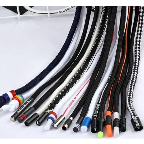 5pcs Sweatpants Drawstring Strap Metal Head Sports Pants Cotton Rope Belt Pants/Hoodies Accessories Diy Sewing Band Supplies New