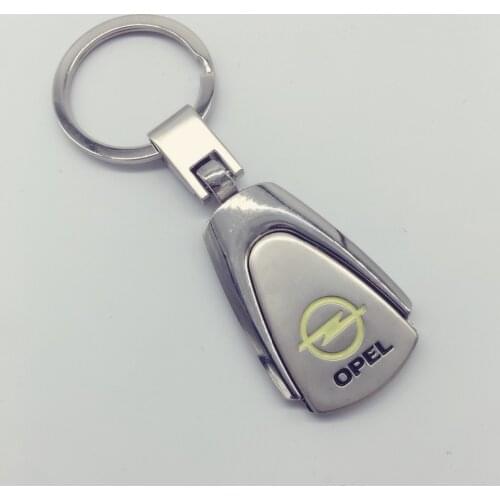 Car Styling 3D Metal Water Drop Keychain Key Chain Key Rings Chaveiro Llavero for Opel Fashion Auto Pendant car key chain