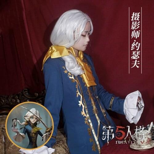 Anime Identity V Cosplay Costume Photographer Joseph Desaulniers Cosplay Costume Set Halloween Female Clothing