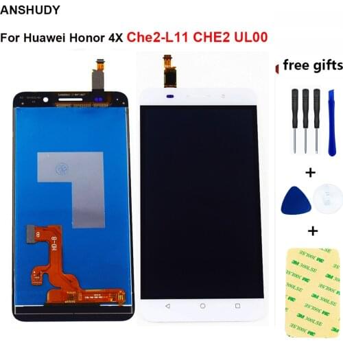 LCD For Huawei Honor 4X LCD Display Che2-L11 CHE2 UL00 LCD Screen Display Touch Screen Digitizer Touch Panel Assembly