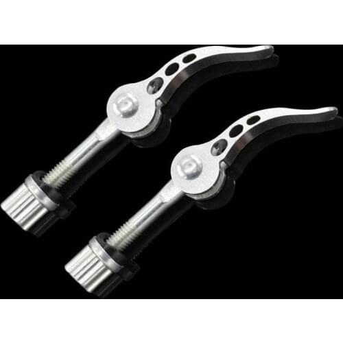 1 Pair Mountain Bikes QR Tool MTB Bicycle Seat Tube Clamp Screw Quick Release Lever Cycling Seat Tube Road Bike Quick Release