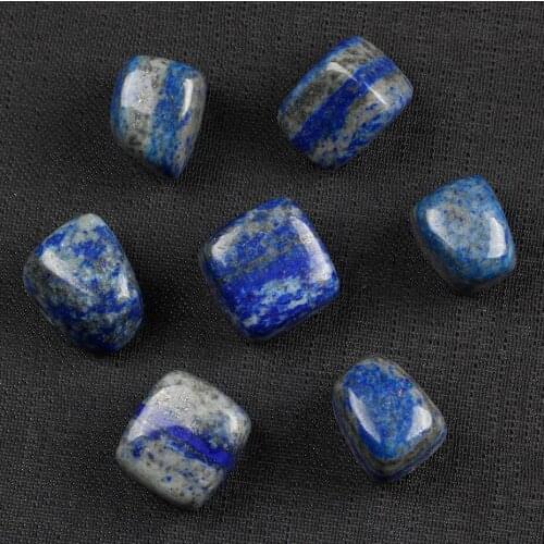 7pcs Lapis Lazuli tumbled stone crystals