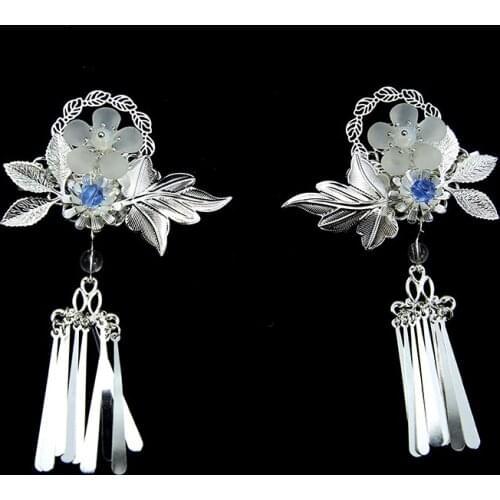 Hanfu clothing accessories princess cosplay hair flower vintage hairclip birthday gifts for girls women beautiful hair clip