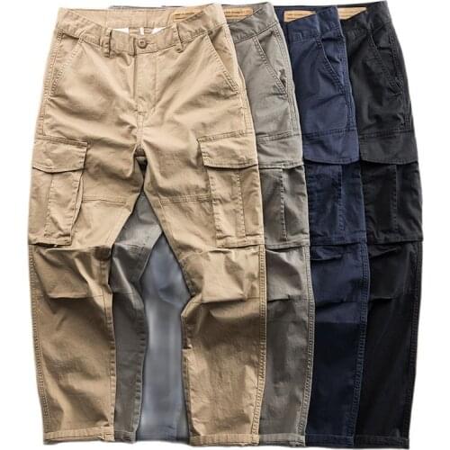 Cargo pant mens casual pants fashion pantalon homme streetwear trousers 2021outdoor work pants ,Size 28-36