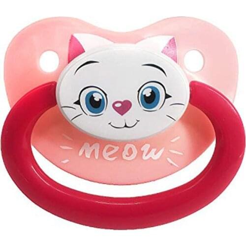 TEN@NIGHT Christmas Adult Baby Size Pacifier Dummy Dom Silicone Nipple DDLG Daddy Girls Cute Printing Animal Oversize Pacifier