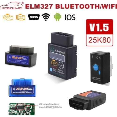 OBD2 Scanner ELM327 V1.5 WIFI OBD 2 Automotive Diagnostic Scanner For Car OBDII ELM 327 WI-FI 1.5 Diagnostic Tool Code Reader