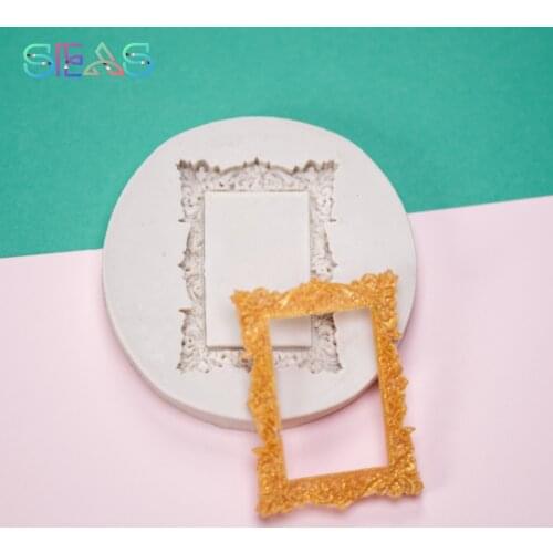 Photo Frame Molding Cookie Mold Molds For Chocolate Ice Mold Silicone Molds For Baking Cake Decorating Tools Mold Resin Molds