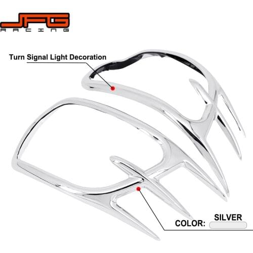 Motorcycle Chrome Turn Signal Lights Cover Decoration Adornment Trims For HONDA Goldwing 1800 GL1800 2001-2011 Street Bike