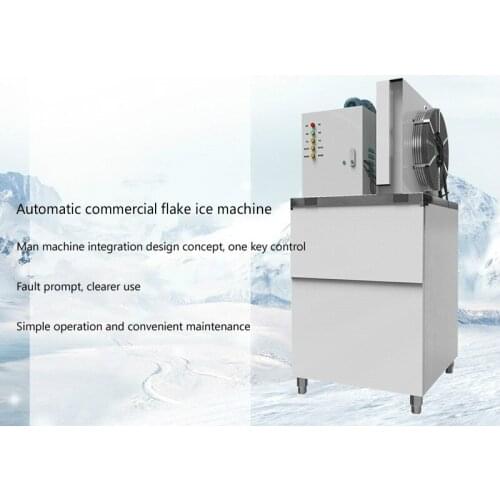 Professional Ice Maker Machine 100KG Capacity Electric Ice Maker Coffee shop bar Home Kitchen flake Ice maker