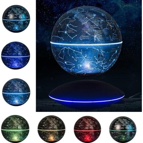 Colorful Constellation Base 15cm Magnetic Levitation Float Electronic Moon Lamp Novelty Ball Night Light Birthday DC Output 15V