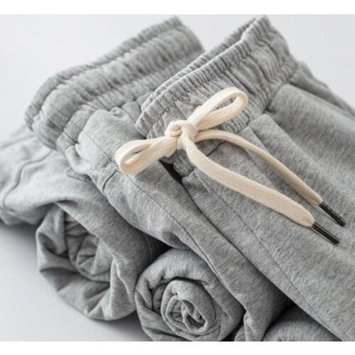 Mens Sweatpants Spring Casual Pants Loose Tide Mens Elastic Waist Long Trousers Autumn Men Male Bottoms Plus Size XXXL Grey