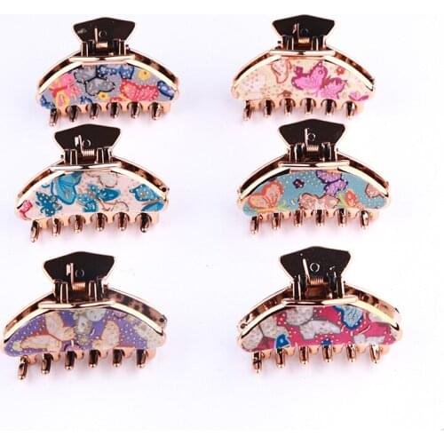 New fashion simple butterfly flowers adult ladies hairpin lady girl hair accessories Headdress