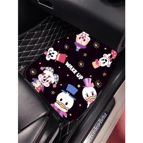 New Creative Anti-skid Wear-resistant Anti-dirty Easy To Clean Cuttable Cartoon Duck Car Foot Mat