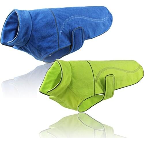 Pet clothing winter warm dog clothes thick puppies cold fleece jacket