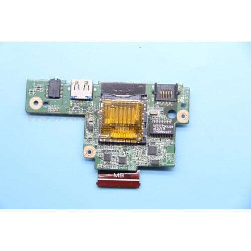 Genuine Original For Dell Vostro 3360 USB LAN Audio SD Card Reader Board 0V4Y1J V4Y1J DA0V07PI6D1 DA0VO7PI6P1