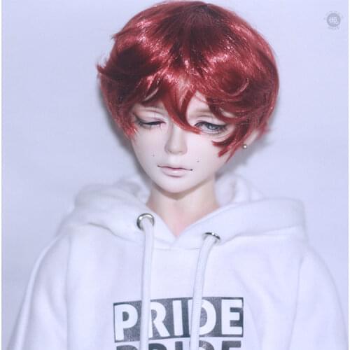 BJD doll wig is suitable for 1/3 1/4 1/6 1/8 size handsome short hair men and women universal imitation mohair doll accessories