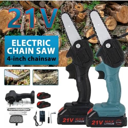 6 Inch 1200w Electric Saws Cordless Mini Chainsaw Mini Pruning Saw Carpentry Tool Garden Power Tools For Makita Battery 15000mah