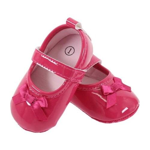 First Walkers baby shoes baby girls PU first walkers size 1 2 3 quality hook&loop wholesale hot new solid 2018 multi-colors