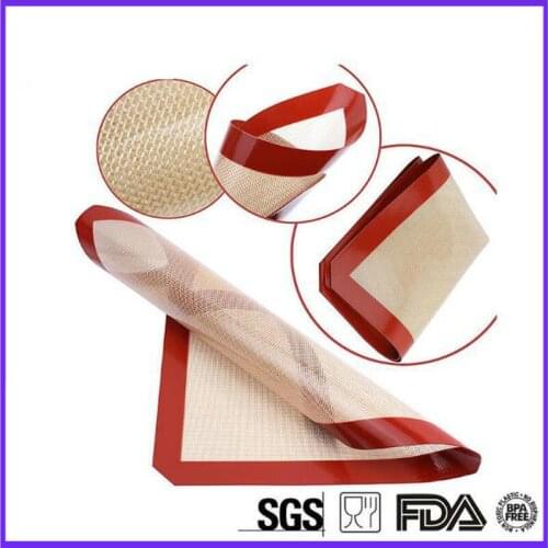 Thick Silicone Baking Mats Fiber glass pad Baking Tools Non-Stick Heat Resistant Durable Liner for Bake Pans