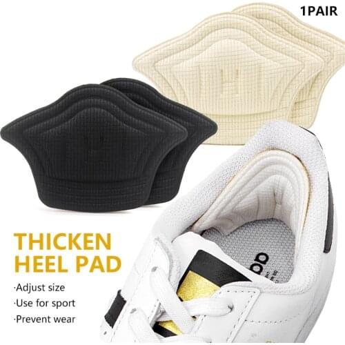 Heel pad for Sport Running Thicken Shoes Adjust Size Protector Sticker Foot Care Inserts 1pair