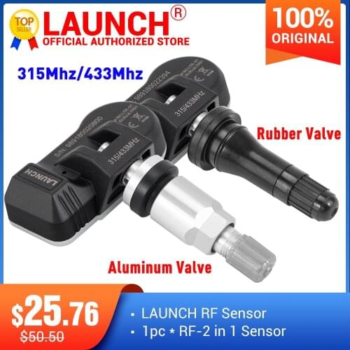 LAUNCH RF Sensor 433 315 TPMS Mx-Sensor Scan Tire Repair Tool Automotive Accessory Tyre Pressure Monitor x431 TSGUN Programmer