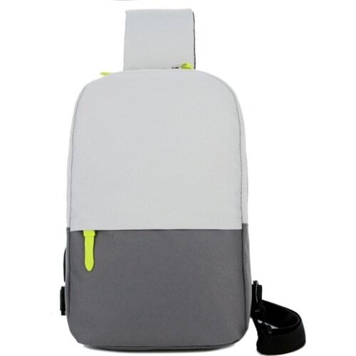 New Unisexs Saddle Bag Fashion Oxford Sports Diagonal Bags Solid Color Zipper Chest bag Internal Polyester Single Shoulder Bags