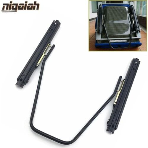Universal Car Styling Auto Parts Iron Stainless High Strength Seat Adjustable Dual Rails Sliders Replace