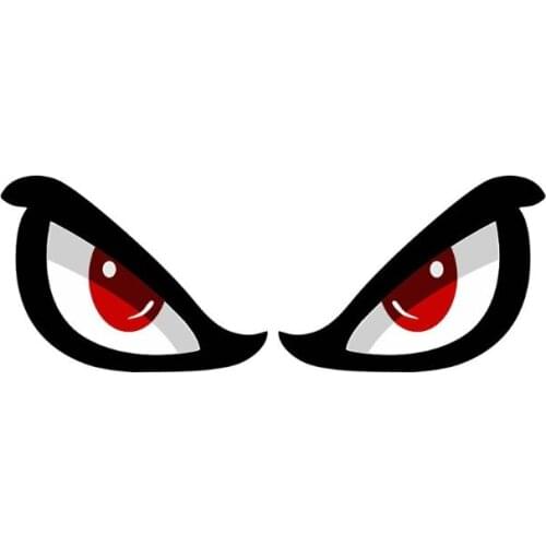 Hot Lifelike Cartoon Pattern Sticker Eye Rearview Mirror Car Sticker Motorcycle PVC Waterproof Occlusion Scratch Decal