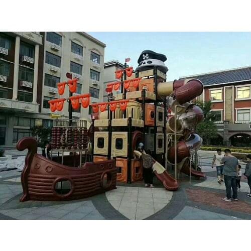 YLW amusement outdoor playground equipment park slide play structure YLW-OUT171073a