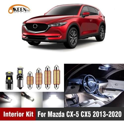 11Pcs Canbus Led Bulb Car Interior Light Kit For Mazda CX5 CX-5 2013- 2017 2018 2019 2020 led interior Dome Map Trunk Lights