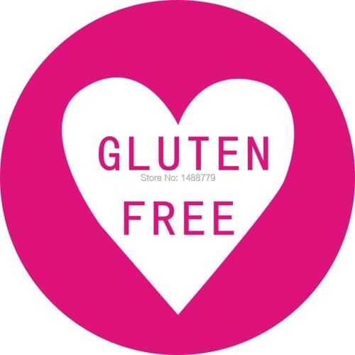 2.5cm Gluten Free Allergy Safe Culinary Label Stickers